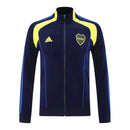Jaqueta Corta-Vento Boca Juniors 25/26 - Masculina Adidas - Azul e amarela