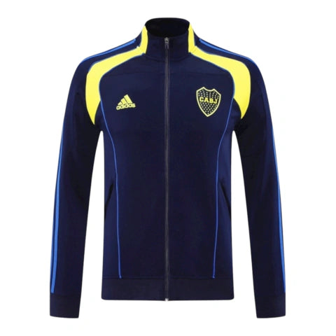 Jaqueta Corta-Vento Boca Juniors 25/26 - Masculina Adidas - Azul e amarela