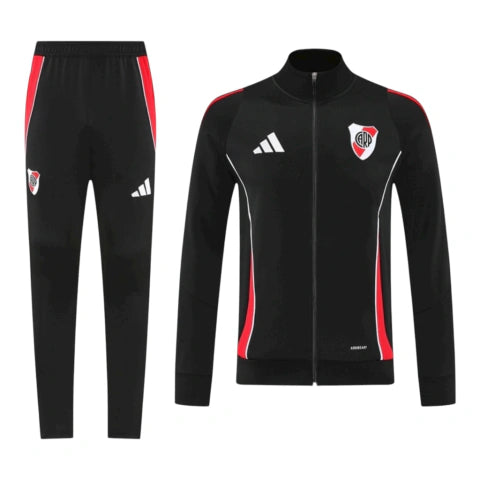 Conjunto River Plate 25/26 - Masculino Adidas - Preto e vermelho