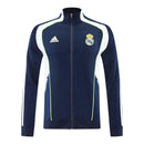Jaqueta Corta-Vento Real Madrid 25/26 - Masculina Adidas - Azul e branca