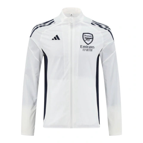 Jaqueta Corta-Vento Arsenal Treino 25/26 - Masculina Adidas - Branca