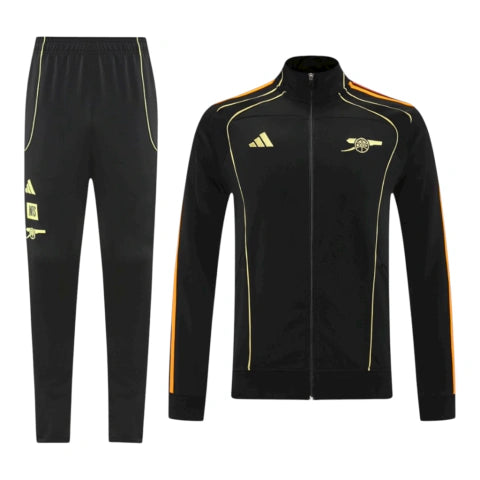Conjunto Arsenal Treino 25/26 - Masculino Adidas - Preto