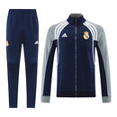 Conjunto Real Madrid 25/26 - Masculino Adidas - Azul e cinza