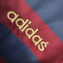 Camisa Retrô Newcastle 1995/1996 manga longa - Adidas Masculina - Vinho com listras em azul e detalhes em branco