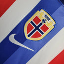 Camisa Noruega I 24/25 - Torcedor Nike Masculina - Vermelha com detalhes em branco e azul