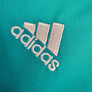Camisa Retrô Real Madrid I 2017/2018 manga longa - Adidas Masculina - Verde com detalhes em azul