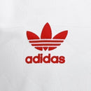 Camisa Manchester United Edição comemorativa 1991 II manga longa - Torcedor Adidas Masculina - Branca com detalhes em vermelho