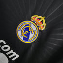 Camisa Retrô Real Madrid II 10/11 - Masculina Adidas - Preta com detalhes em branco e verde limão