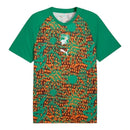 Camisa Seleção Costa do Marfim Pré- jogo 26/27 - Torcedor Puma Masculina - Verde e laranja