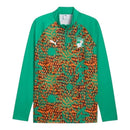 Camisa Seleção Costa do Marfim Pré- jogo 26/27 manga longa - Torcedor Puma Masculina - Verde e laranja