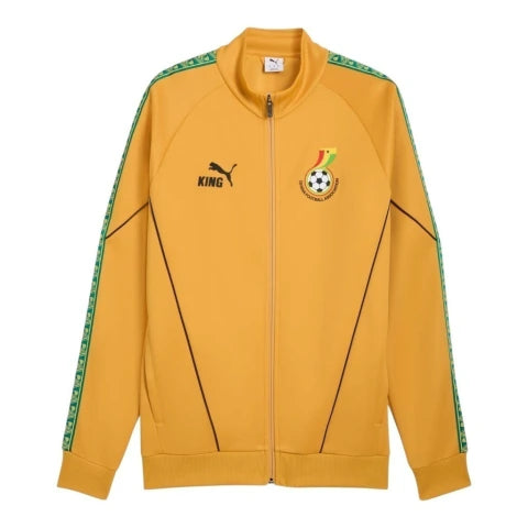 Jaqueta Corta-Vento Seleção Gana Hino 26/27 - Masculina Puma - Amarela