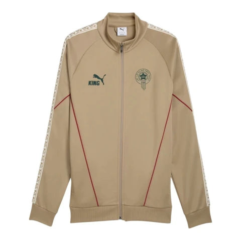 Jaqueta Corta-Vento Seleção Marrocos Hino 26/27 - Masculina Puma - Bege