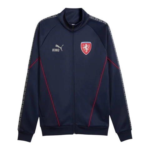 Jaqueta Corta-Vento Seleção República Tcheca Hino 26/27 - Masculina Puma - Azul