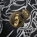 Camisa Real Madrid Edição Especial Dragão 23/24 - Torcedor Adidas Masculina - Preta com detalhes em dourado e branco