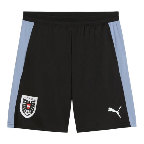 Short Seleção Áustria Treino 26/27 - Masculino Puma - Preto e azul