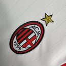 Camisa Retrô AC Milan 2006/2007 manga longa - Masculina Adidas - Branca com detalhes em preto e vermelho