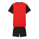 Kit Infantil Seleção Áustria I 26/27 - Puma - Vermelho e preto