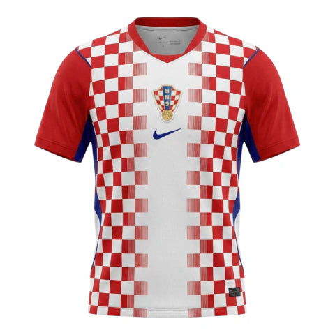 Camisa Seleção Croácia I 26/27 - Torcedor Nike Masculina - Branca e vermelha