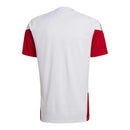 Camisa Seleção Alemanha Treino 26/27 - Torcedor Adidas Masculina - Branca com detalhes em amarelo e vermelho