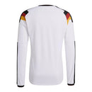 Camisa Seleção Alemanha I 26/27 manga longa - Torcedor Adidas Masculina - Branca com detalhes em amarelo e vermelho