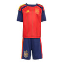 Kit Infantil Seleção Espanha I 26/27 - Adidas - Vermelho e azul