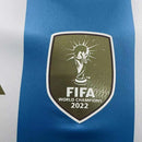 Camisa Seleção Argentina I 24/25 manga longa - Jogador Adidas Masculina - Branca e azul
