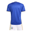 Kit Infantil Seleção Itália I 26/27 - Adidas - Azul e branco