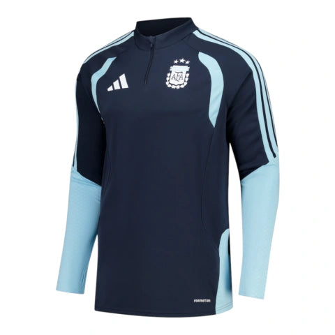 Camisa Seleção Argentina Treino 26/27 manga longa - Torcedor Adidas Masculina - Azul