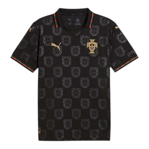 Camisa Seleção Portugal Edição especial Pantera Negra 26/27 - Torcedor Puma Masculina - Preta