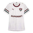 Camisa Fluminense II 26/27 - Torcedor Puma Feminina - Branca com detalhes em vermelho e verde