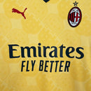 Camisa AC Milan III 25/26 - Torcedor Puma Masculina - Amarela com detalhes em verde
