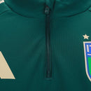 Camisa Seleção Itália Treino 26/27 manga longa - Torcedor Adidas Masculina - Verde e branca