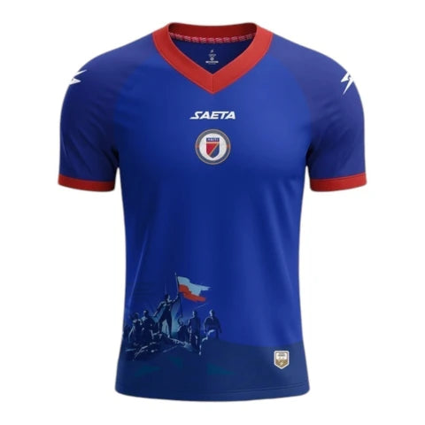Camisa Seleção Haiti I 26/27 - Torcedor Saeta Masculina - Azul