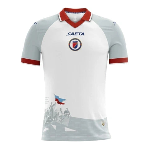 Camisa Seleção Haiti II 26/27 - Torcedor Saeta Masculina - Branca e cinza