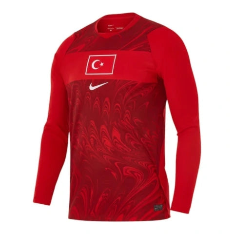 Camisa Seleção Turquia II 26/27 manga longa - Torcedor Nike Masculina - Vermelha