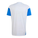 Camisa Seleção Colômbia Treino 26/27 - Torcedor Adidas Masculina - Branca com detalhes em azul e amarelo