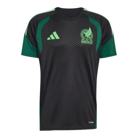 Camisa Seleção México Treino 26/27 - Torcedor Adidas Masculina - Preta e verde