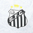 Camisa Santos Pré-jogo 25/26 - Torcedor Umbro Masculina - Branca com detalhes em cinza