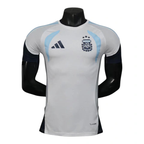 Camisa Seleção Argentina Treino 26/27 - Jogador Adidas Masculina - Branca e azul
