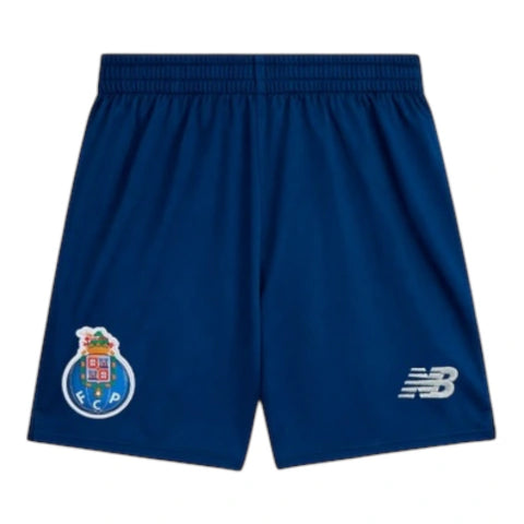 Short Porto IV 25/26 - Masculino New Balance - Azul com detalhes em amarelo