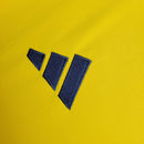 Camisa Seleção da Colômbia I 24/25 - Torcedor Adidas Feminina - Amarela com detalhes em laranja