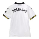 Camisa Borussia Dortmund III 24/25 - Torcedor Puma Feminina - Branca com detalhes em preto e amarelo