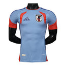 Camisa Seleção Japão Treino 26/27 - Jogador Adidas Masculina - Azul e laranja