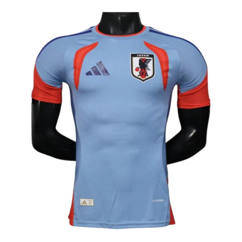 Camisa Seleção Japão Treino 26/27 - Jogador Adidas Masculina - Azul e laranja