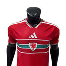 Camisa Seleção País de Gales I 26/27 - Jogador Adidas Masculina - Vermelha
