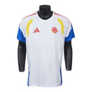 Camisa Seleção Colômbia Treino 26/27 - Jogador Adidas Masculina - Branca com detalhes em azul e amarelo