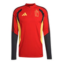 Camisa Seleção Bélgica Treino 26/27 manga longa - Torcedor Adidas Masculina - Vermelha e preta