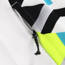 Jaqueta Corta-Vento Lazio Pré -jogo 24/25 - Masculina Mizuno - Branca com detalhes em amarelo e azul