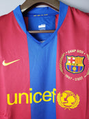Camisa Retrô Barcelona I 07/08 manga longa - Masculina Nike - Vermelha e azul