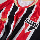 Camisa São Paulo II 25/26 manga longa - Torcedor New Balance Masculina - Vermelha e preta